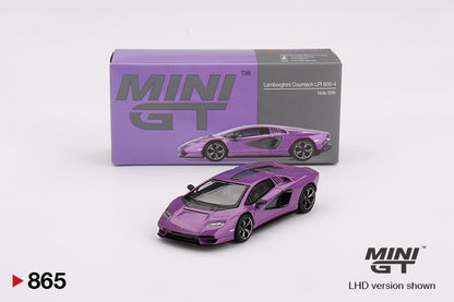 TSM Mini GT 1:64 Lamborghini Countach LPI 800-4 Viola 30th