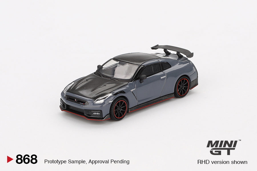 TSM Mini GT 1:64 Nissan GT-R Nismo 2024 NISMO Stealth Gray RHD