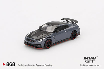 TSM Mini GT 1:64 Nissan GT-R Nismo 2024 NISMO Stealth Gray RHD