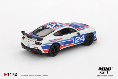 TSM Mini GT 1:64 Ford Mustang Dark Horse #24 Ford Performance Racing School
