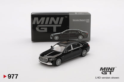 TSM Mini GT 1:64 Mercedes-Maybach S 680 Black RHD