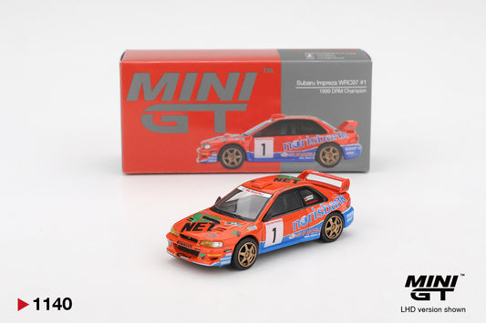 TSM Mini GT 1:64 Subaru Impreza WRC97 #1 1999 DRM Champion
