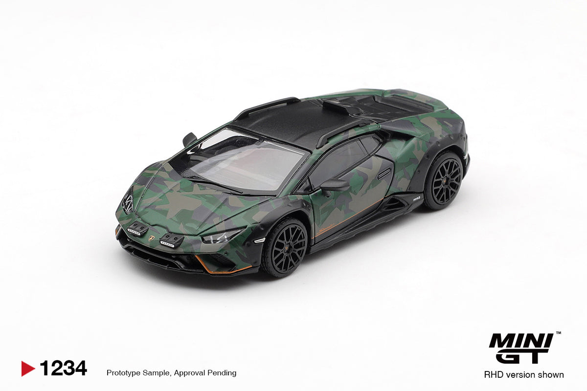 Mini GT 1:64 Lamborghini Huracán Sterrato All-Terrain Set of 4 Diecast Model Cars