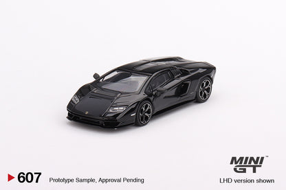 TSM Mini GT 1:64 Lamborghini Countach LPI 800-4 Nero Maia (LHD)