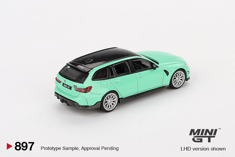 TSM Mini GT 1:64 BMW M3 M Performance Touring Mint Green (RHD)