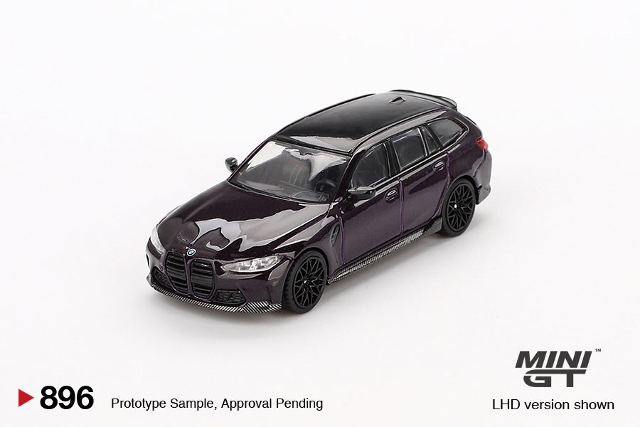 TSM Mini GT 1:64 BMW M3 M Performance Touring Daytona Violet (RHD)