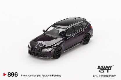 TSM Mini GT 1:64 BMW M3 M Performance Touring Daytona Violet (RHD)