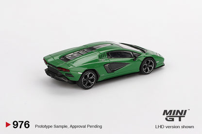TSM Mini GT 1:64 Lamborghini Countach LPI 800-4 Verde Medio LHD