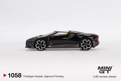 TSM Mini GT 1:64 Bugatti W16 Mistral Black
