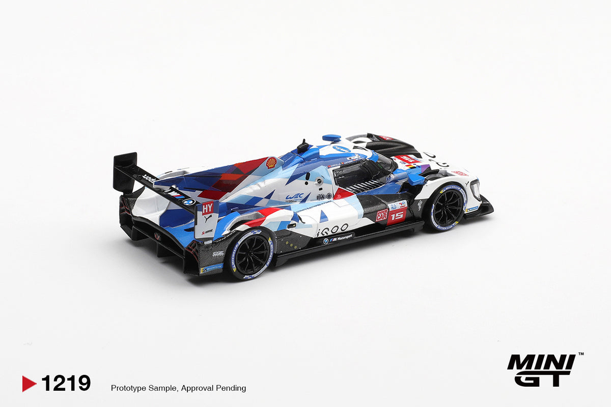TSM Mini GT 1:64 BMW M Hybrid V8 Hypercar #15 BMW M TEAM WRT 2024 Le Mans 24 Hrs Diecast Model Car