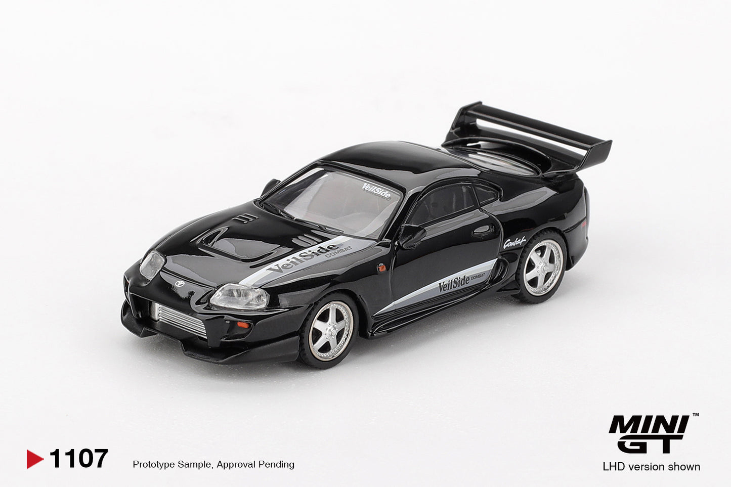 TSM Mini GT 1:64 Toyota Supra VeilSide Combat V-II Black RHD