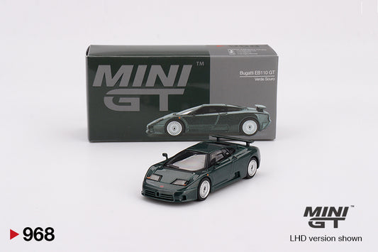 TSM Mini GT 1:64 Bugatti EB110 GT Verde Scuro
