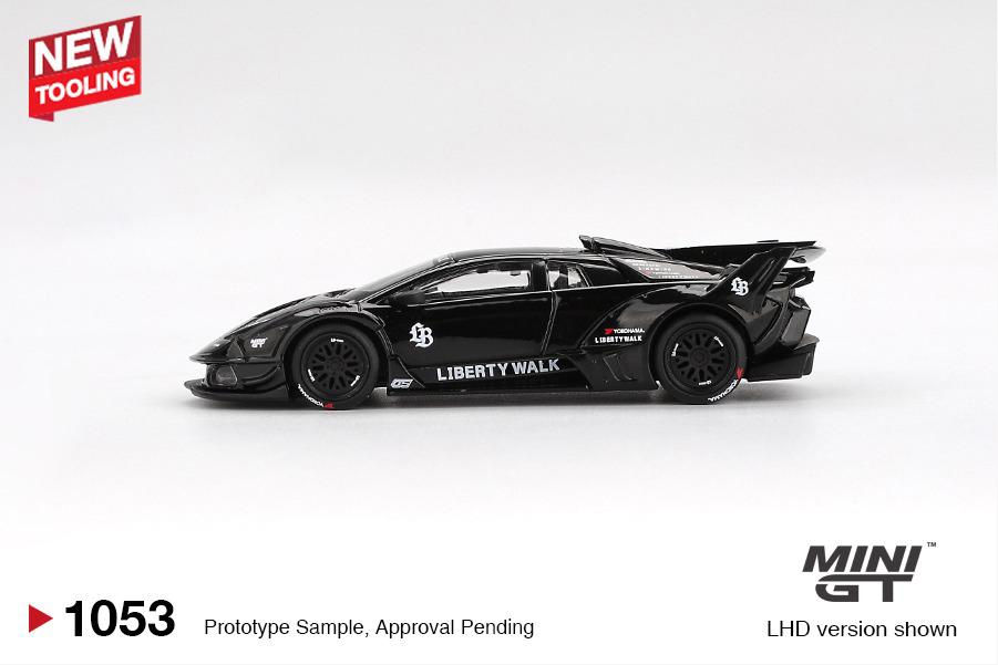 TSM Mini GT 1:64 Lamborghini LB-Silhouette WORKS MURCIELAGO GT Evo Black