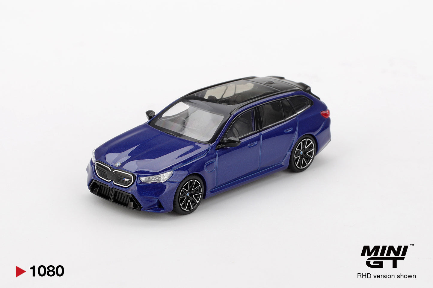 TSM Mini GT 1:64 BMW M5 Touring Marina Bay Blue Metallic