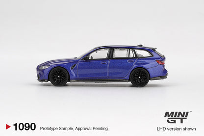 TSM Mini GT 1:64 BMW M3 Competition Touring Portimao Blue Metallic RHD
