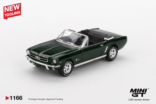 TSM Mini GT 1:64 Ford Mustang Convertible 1964 Highland Green