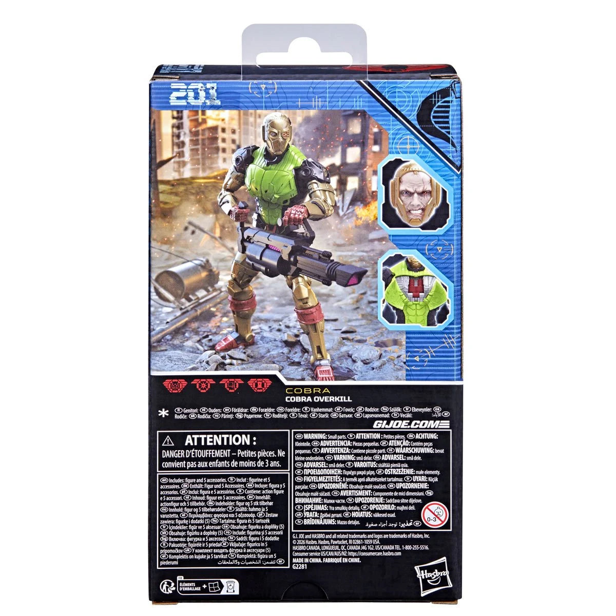 G.I. Joe Classified Overkill 6 inch Figure