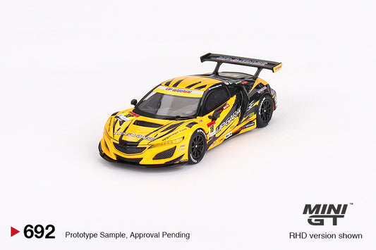 TSM Mini GT 1:64 Honda NSX GT3 EVO22 #18 "UPGARAGE NSX GT3" TEAM UPGARAGE 2023 SUPER GT SERIES