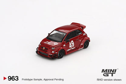 TSM Mini GT 1:64 LB-WORKS x Abas Works ABARTH 595 Red (RHD)