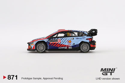 Mini GT 1:64 Hyundai i20 N Rally1 Hybrid #11 2024 Rallye Monte-Carlo Winner