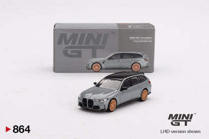 TSM Mini GT 1:64 BMW M3 Competition Touring Brooklyn Grey RHD