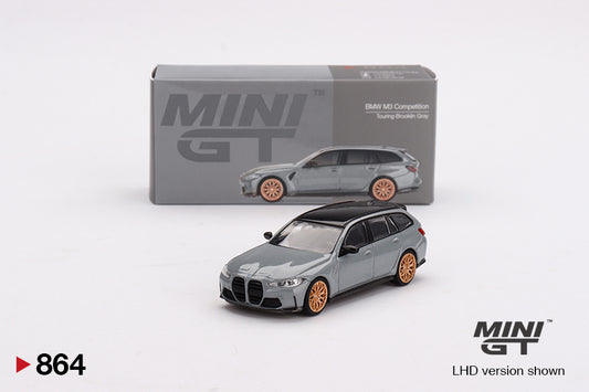 TSM Mini GT 1:64 BMW M3 Competition Touring Brooklyn Grey RHD