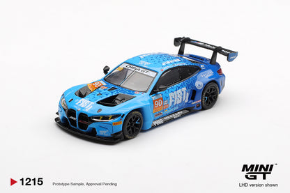 TSM Mini GT 1:64 BMW M4 GT3 EVO #90 FIST Team AAI 2025 China GT Diecast Model Car
