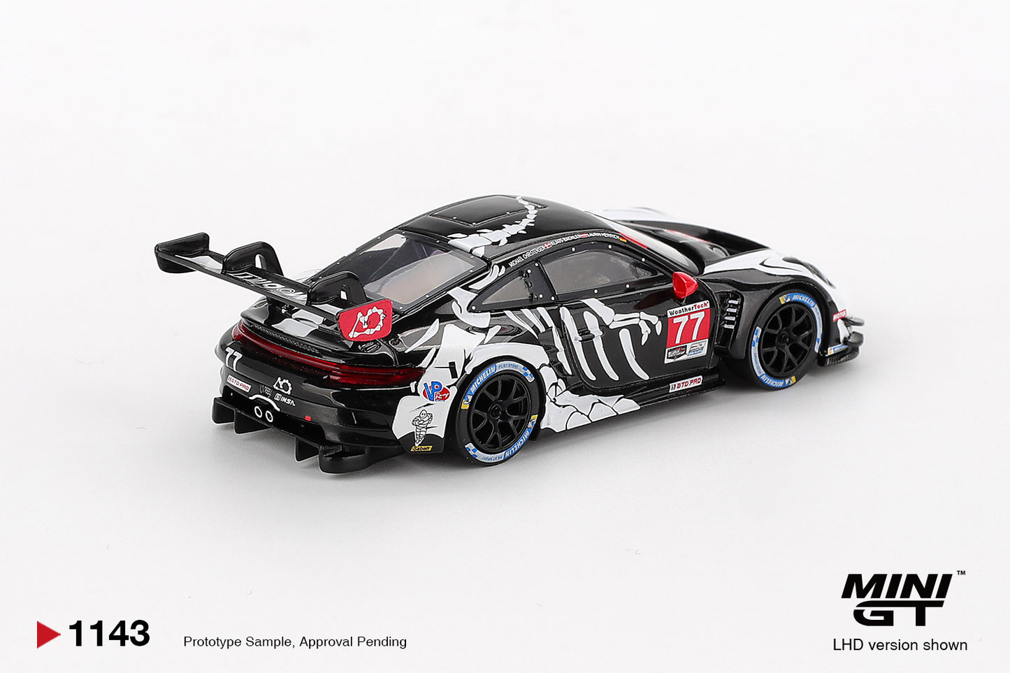 TSM Mini GT 1:64 Porsche 911 GT3 R #77 AO Racing 2025 IMSA Petit Le Mans