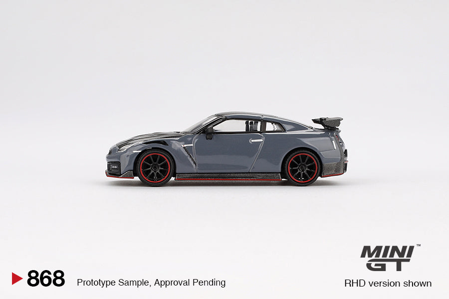TSM Mini GT 1:64 Nissan GT-R Nismo 2024 NISMO Stealth Gray RHD