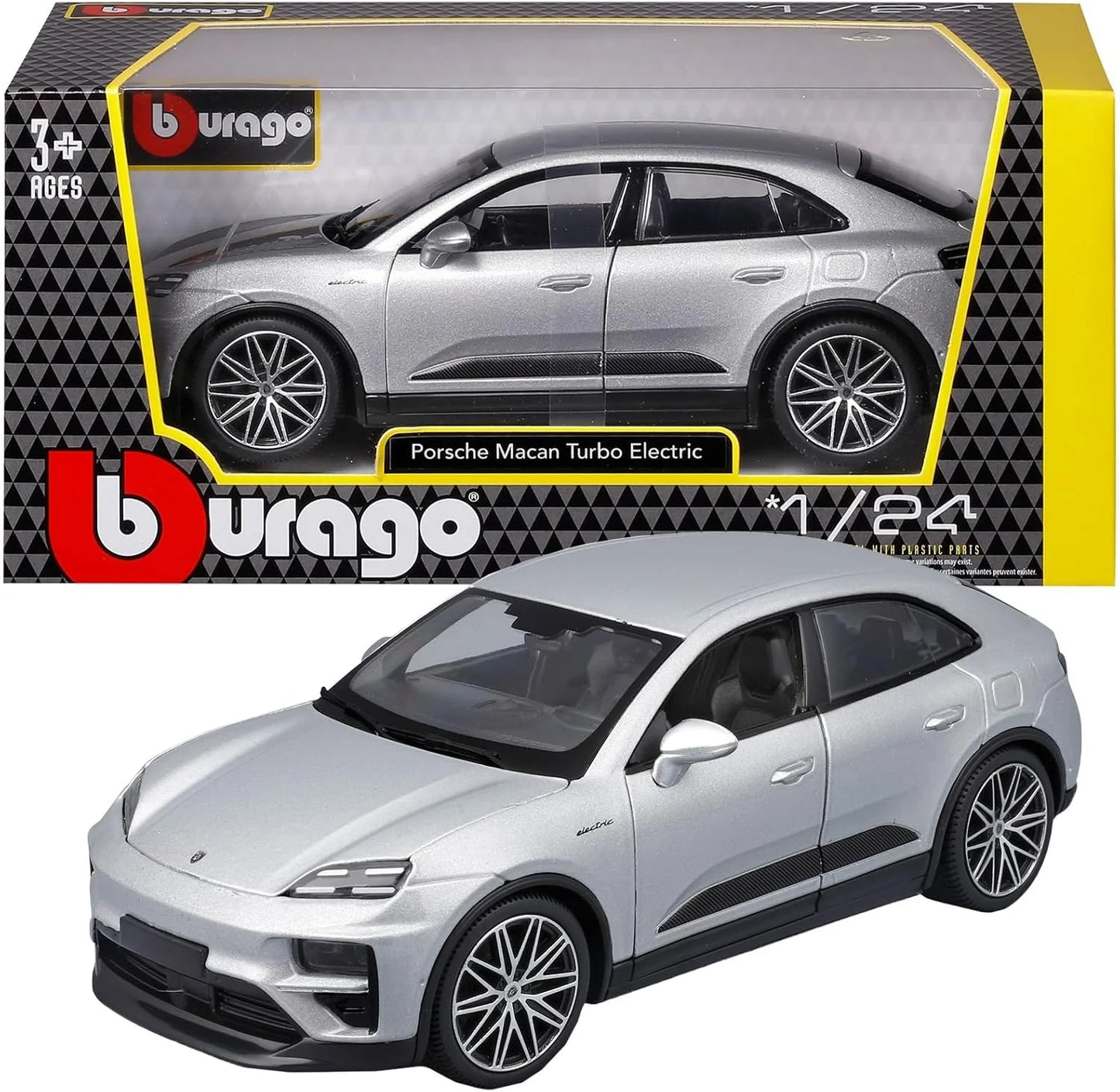 1:24 Porsche Macan Turbo Electric Diecast Model Car