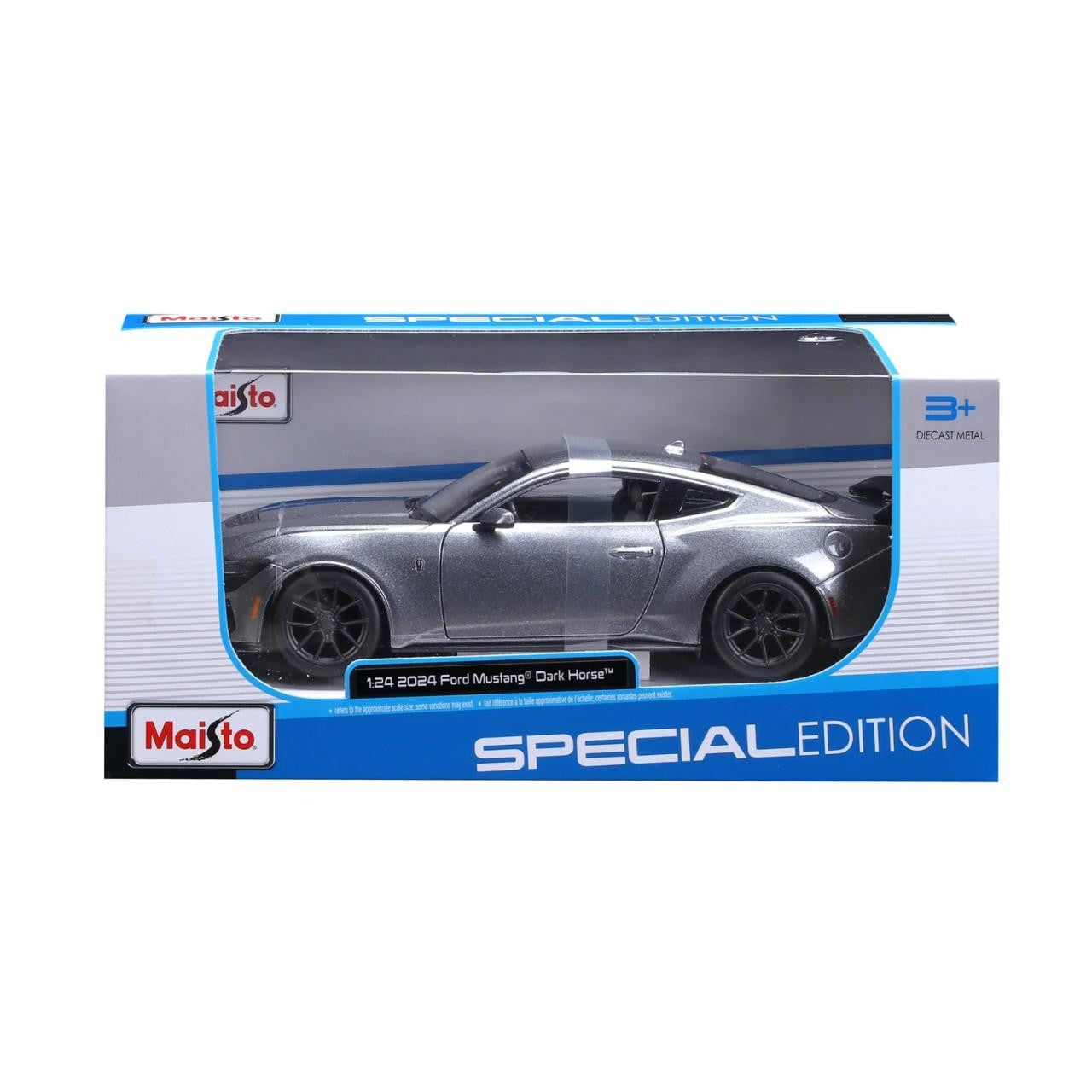 1:24 2024 Ford Mustang Dark Horse Silver Diecast Model Car (Copy)