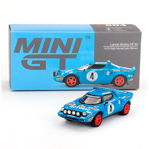 TSM Mini GT 1:64 Lancia Stratos HF 1979 Rally MonteCarlo Winner #4 (LHD)