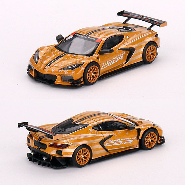 TSM Mini GT 1:64 Chevrolet Corvette C8.R Stars & Stripes 2023 