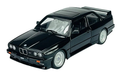 1:24 1988 BMW 3 Series M3 Black Diecast Model Car