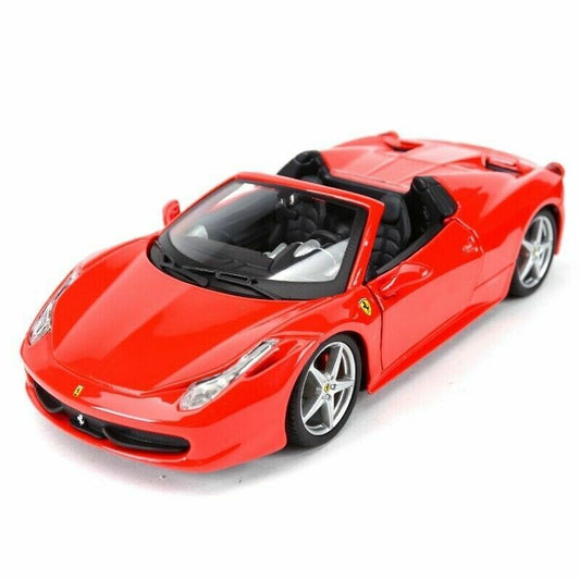 1:24 Ferrari 458 Spider Red Diecast Model Car