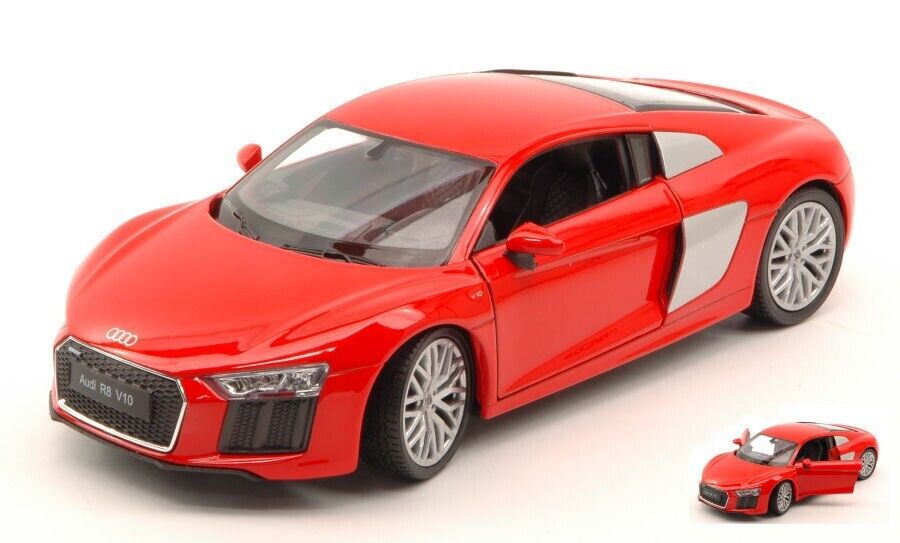 1:24 2016 Audi R8 V10 Diecast Model Car