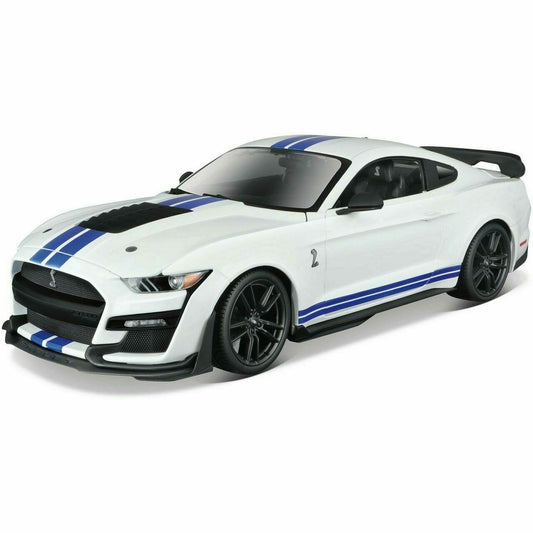 1:18 2020 Mustang Shelby GT500  White Diecast Model Car