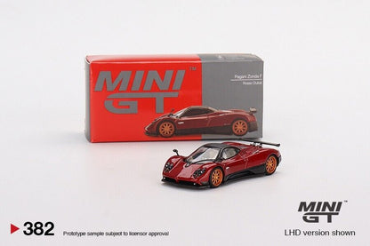 TSM Mini GT 1:64 Pagani Zonda F Rosso Dubai (LHD)