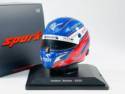 F1 Alfa Romeo Valtteri Bottas Helmet 2022 1/5 Scale