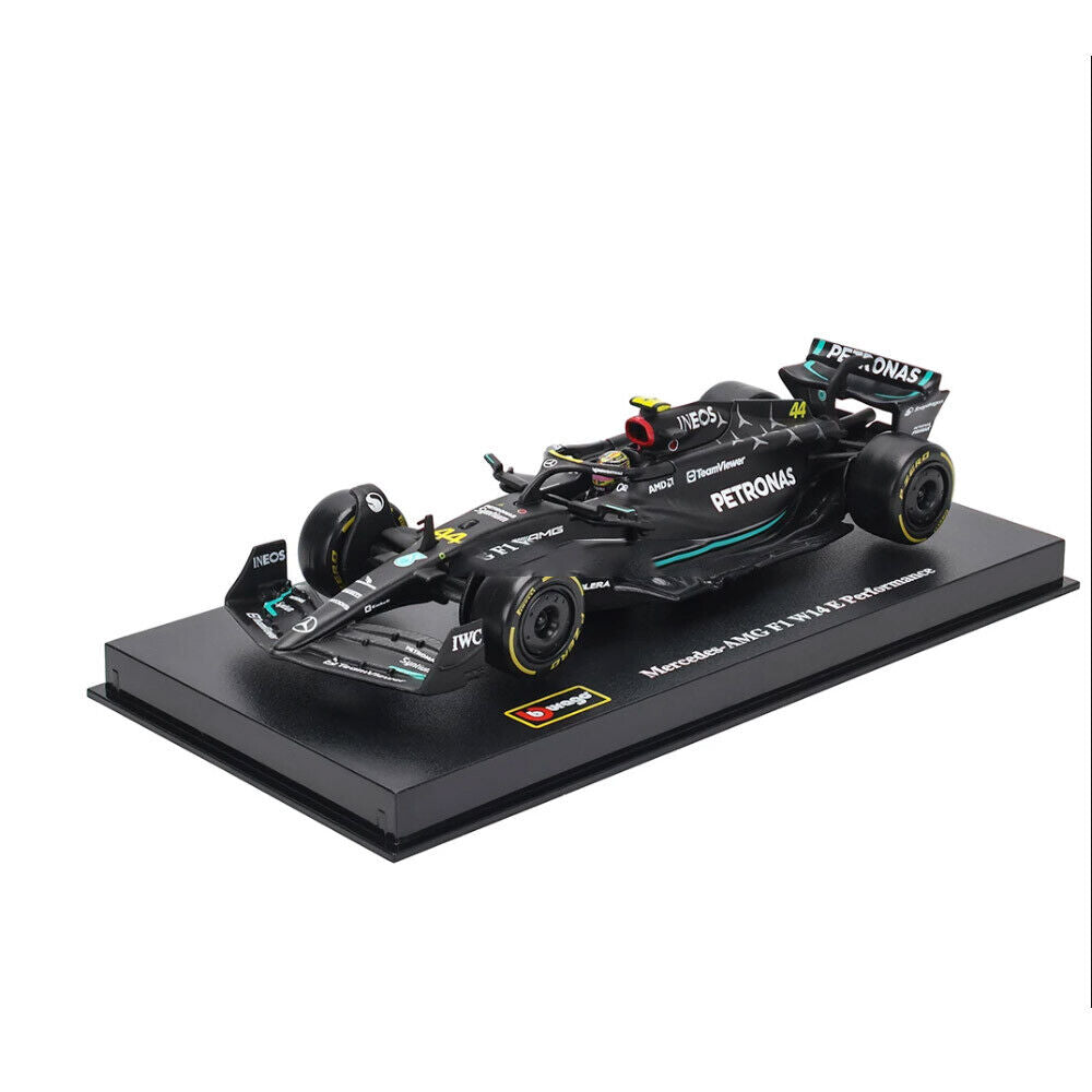 1/43 F1 Mercedes-AMG W13 E Performance 2023 Lewis Hamilton with Helmet Diecast Model