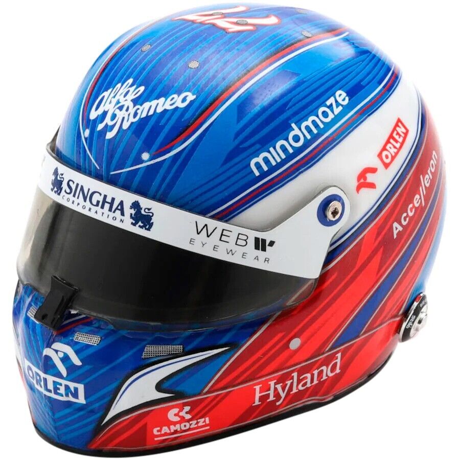 F1 Alfa Romeo Valtteri Bottas Helmet 2022 1/5 Scale