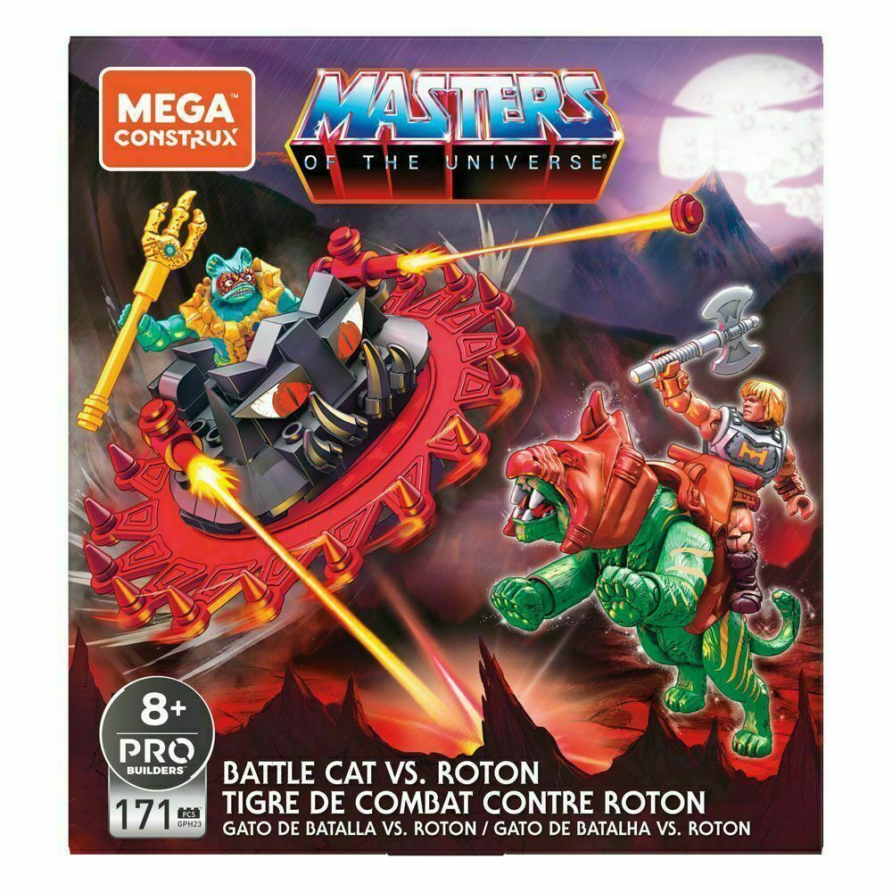 Mega Construx Masters of the Universe Battle Cat vs Roton