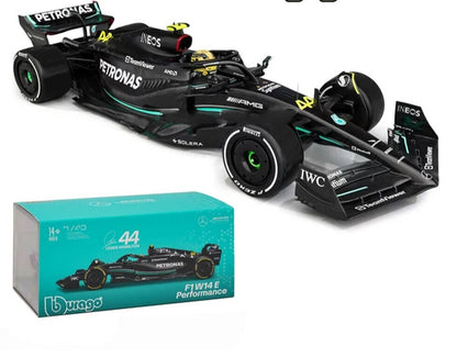 1/43 F1 Mercedes-AMG W13 E Performance 2023 Lewis Hamilton with Helmet Diecast Model