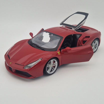 1:24 Ferrari 488 GTB Red Diecast Model Car