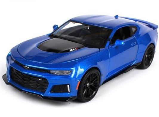 1:24 2017 Camaro ZL1 Blue Diecast Model Car