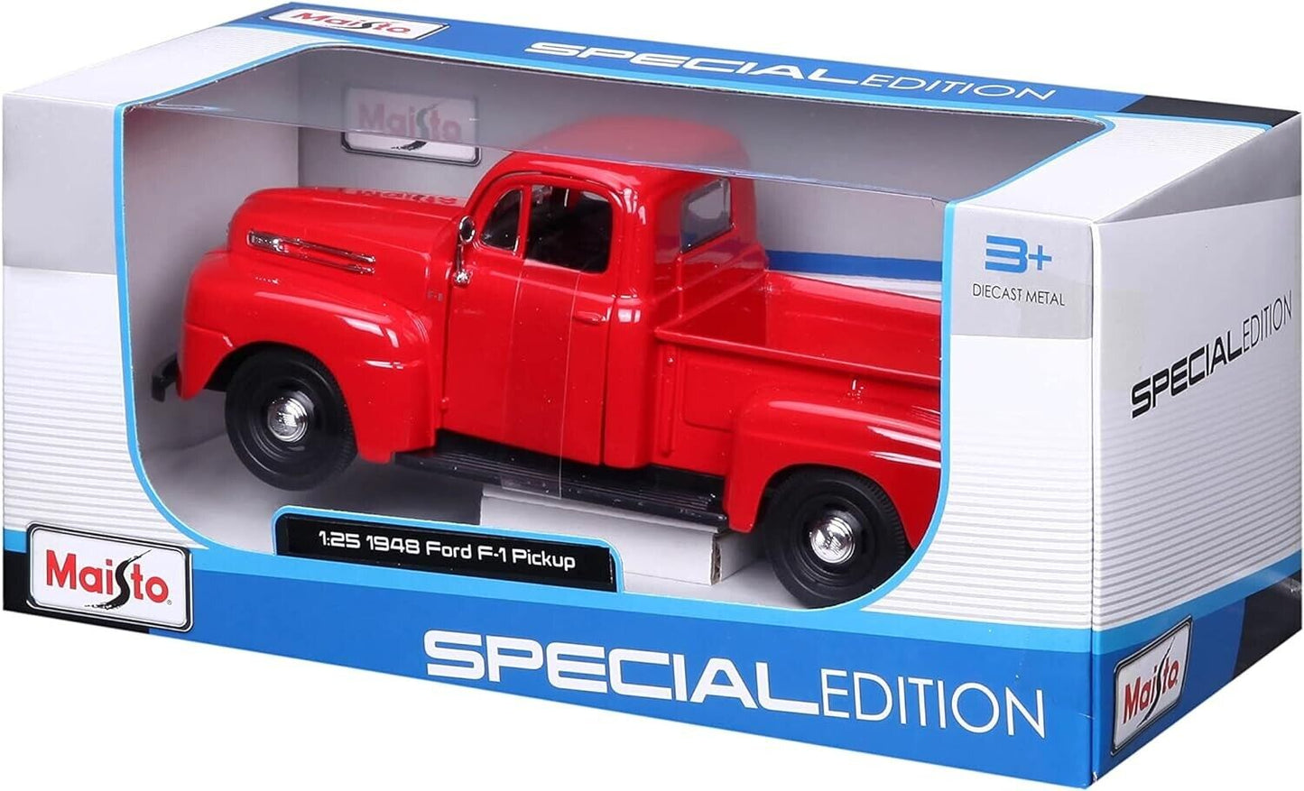 1:25 1948 Ford F-1 Pickup Red Diecast Model Car