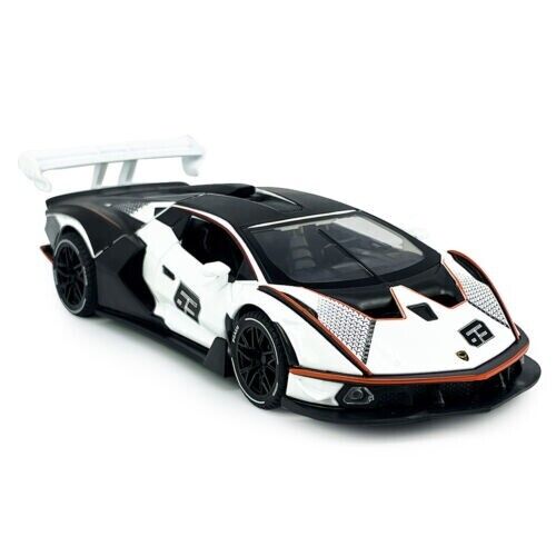 1:32 Lamborghini Essenza SCV12 White Diecast Model Car