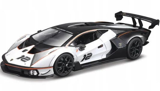 1:24 Lamborghini Essenza SCV12 White Diecast Model Car