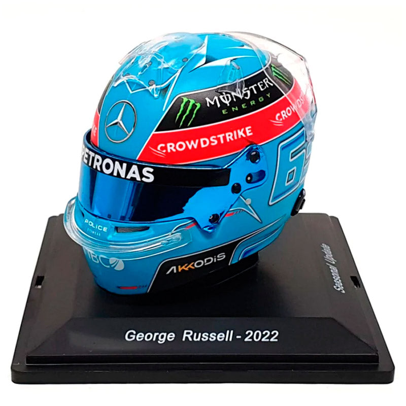 F1 Mercedes AMG Petronas George Russell Helmet Brazilian GP 2022 1/5 Scale